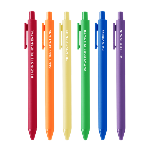 No Worries Jotter Set - 6 pack