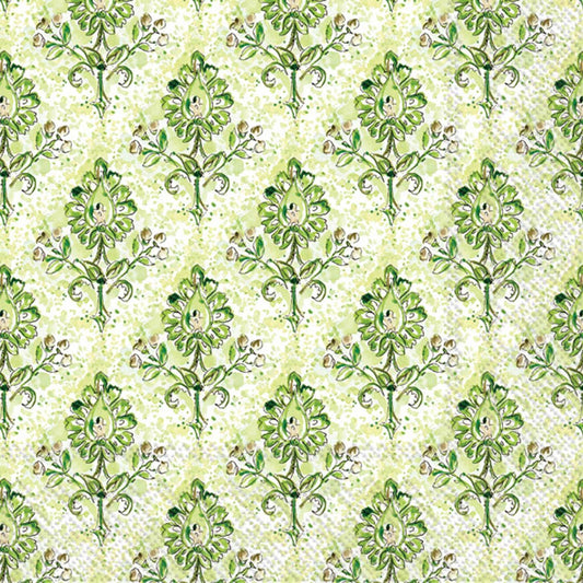Paper Lunch Napkins 20 Count Mint Medallion
