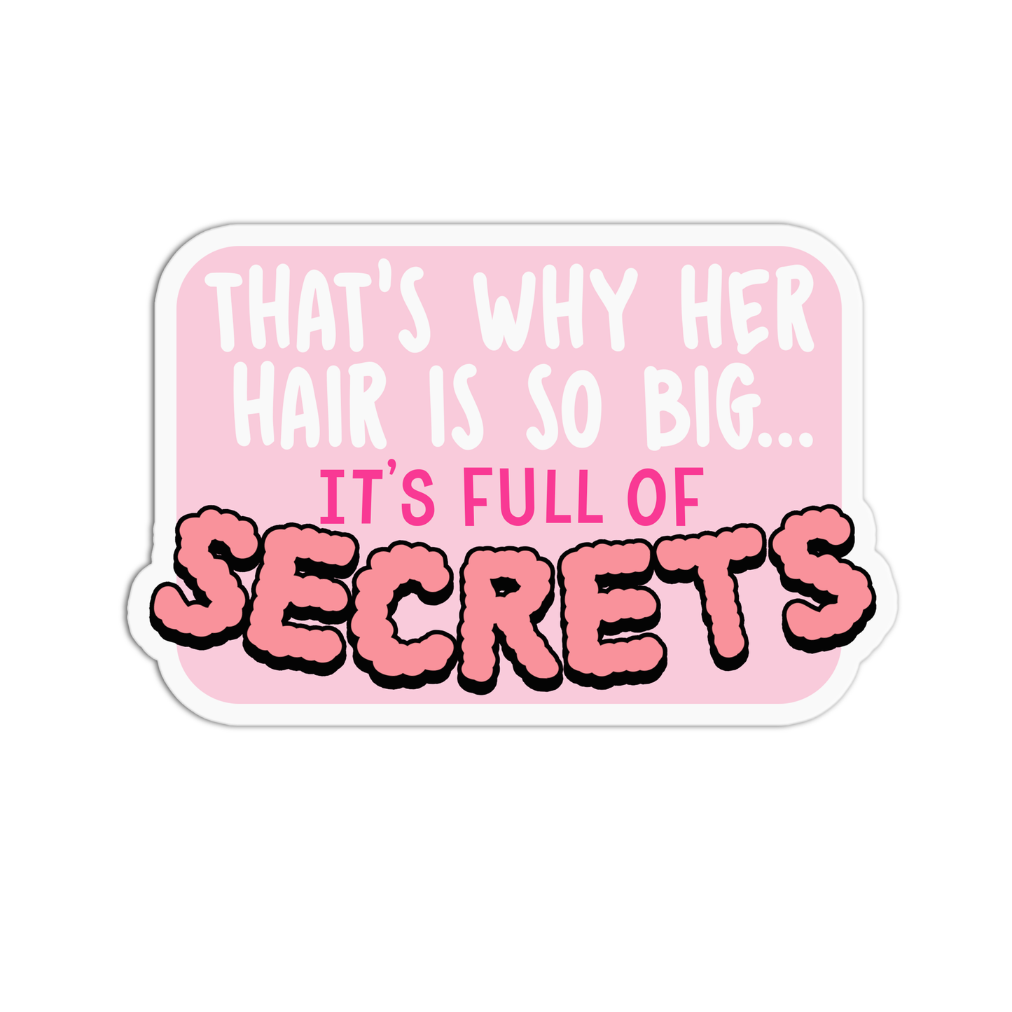 Mean Girls Secrets Vinyl Waterproof Stickers