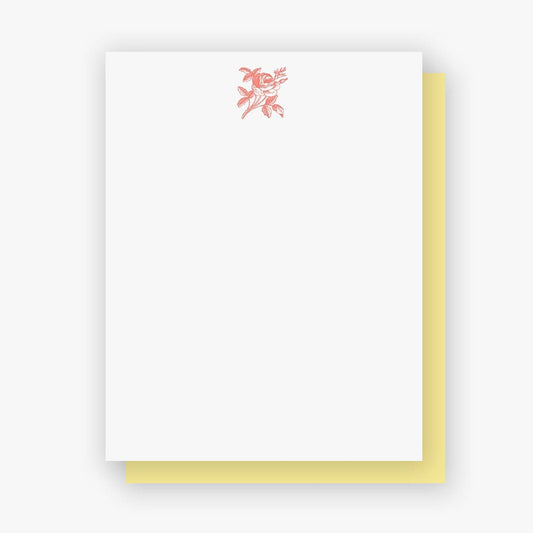 Rose Set of 10 Flat Notecards