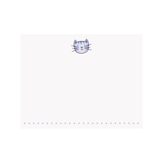 Kitty Cat Kitten Flat Note Card
