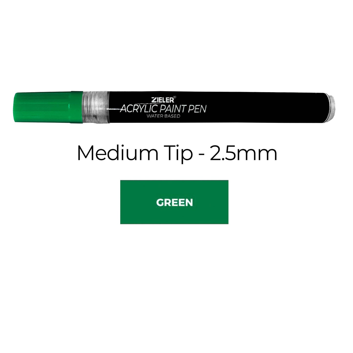 Acrylic Paint Pen - Medium (2.5mm) - Green