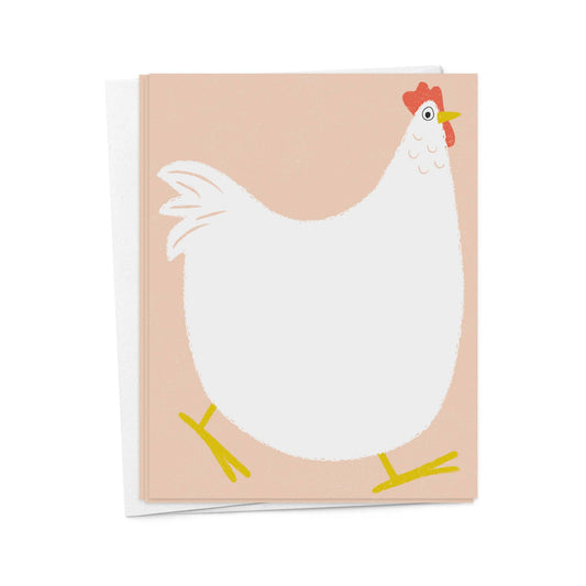 Chicken Flat Note Stationery Set