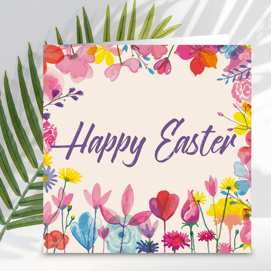 Easter Flowers - Pack of 5 Easter Cards