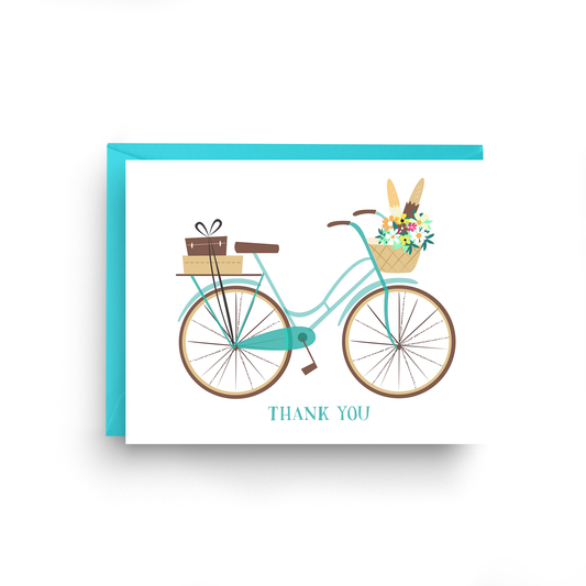 Blue Vintage Bicycle Set