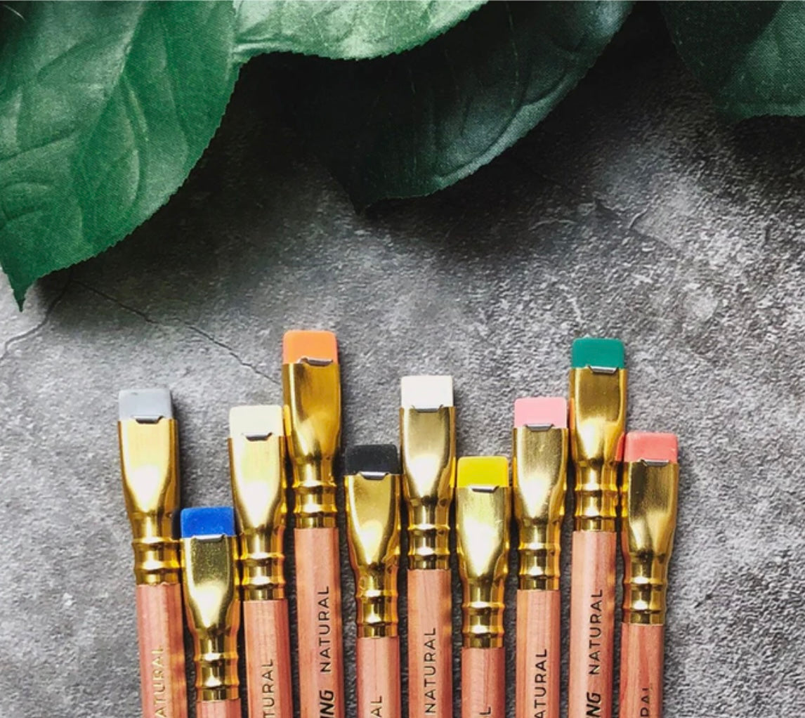 Blackwing Replacement Erasers-GREEN